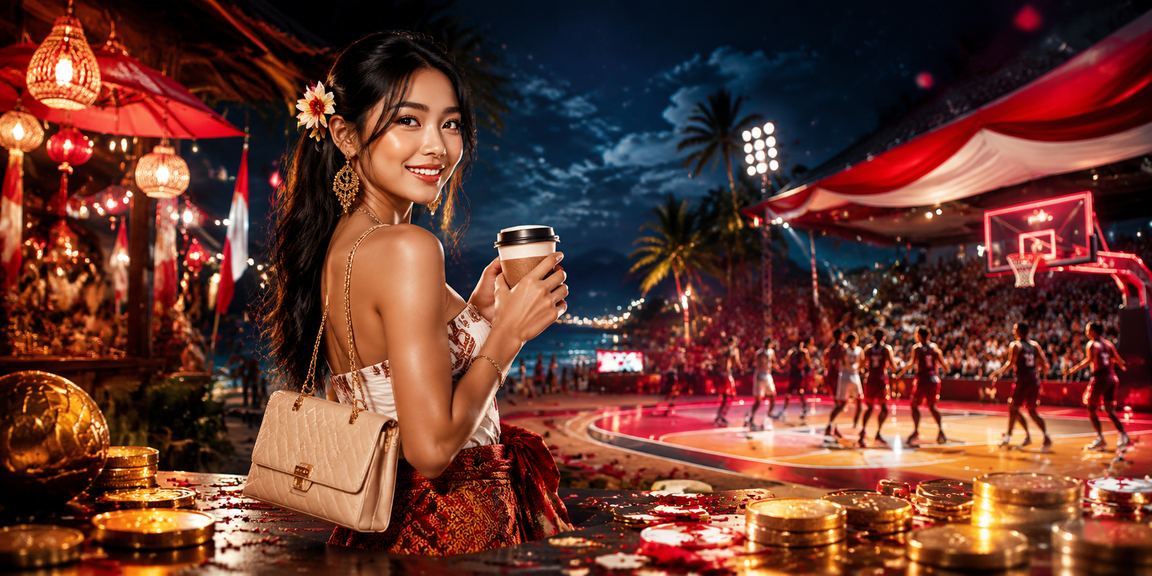Penggemar olahraga menikmati kopi sambil melihat pertandingan basket dan memasang taruhan